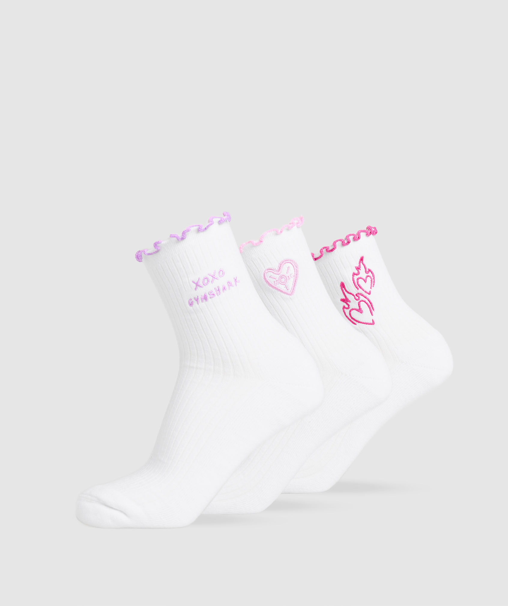 Frill Midi Sock 3pack