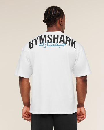 Power Overlay Oversized Graphic T-Shirt