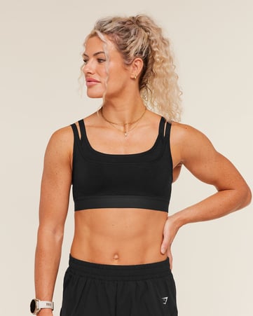 Interval Seamless Medium Support Sports Bra