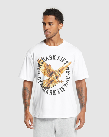 Falcon Gymshark Lifting Oversized Graphic T-Shirt