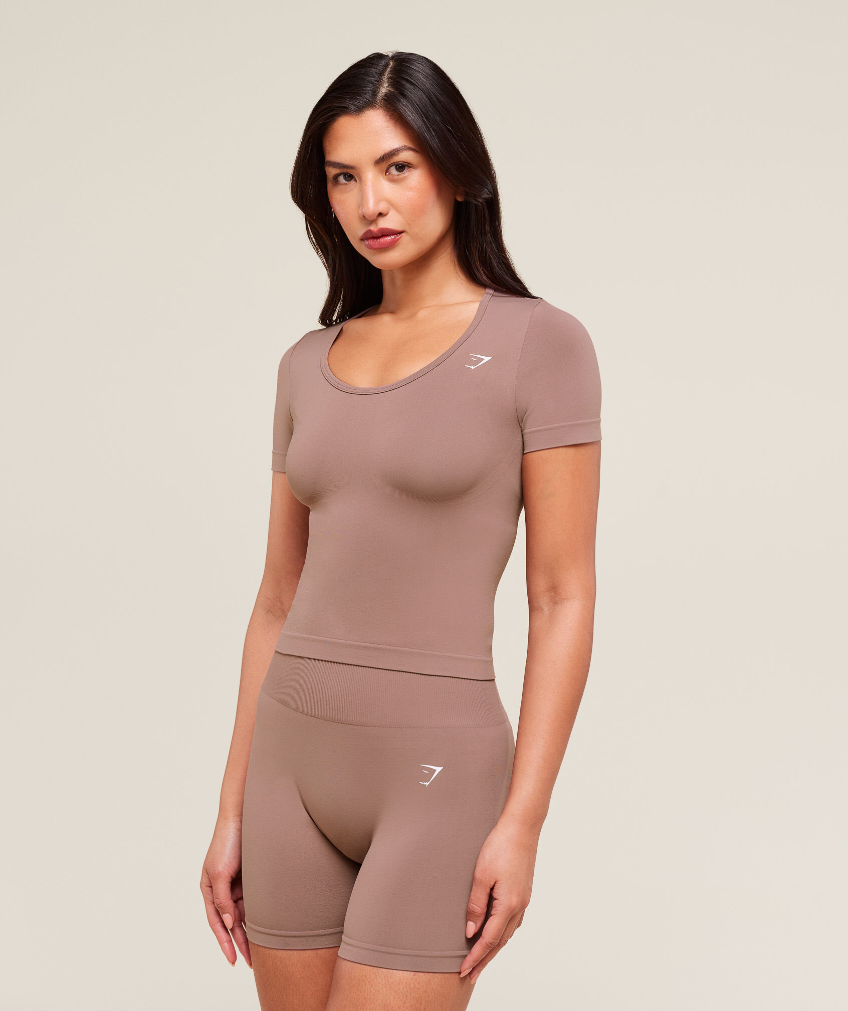 Everyday Seamless Tight Fit Crew Neck Tee