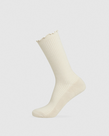 Frill Crew Single Sock