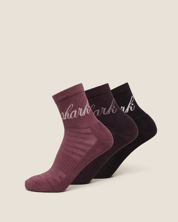 Cursive Wordmark Graphic Midi 3pk