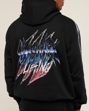 Eagle Band Style Graphic Hoodie