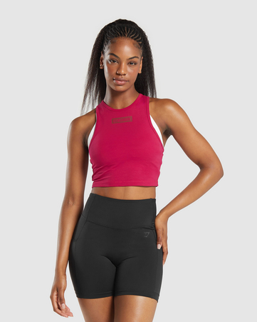 Block Crop Tank