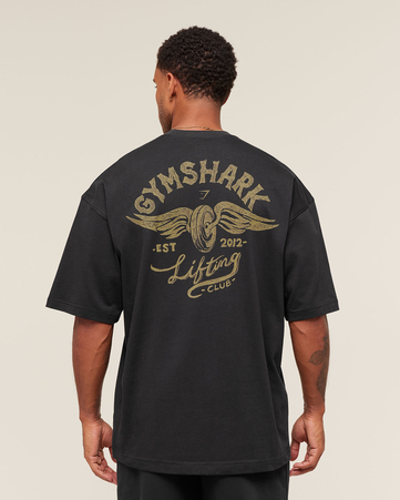 تيشيرت بنقشة فلاينج ويتس وقصة فضفاضة