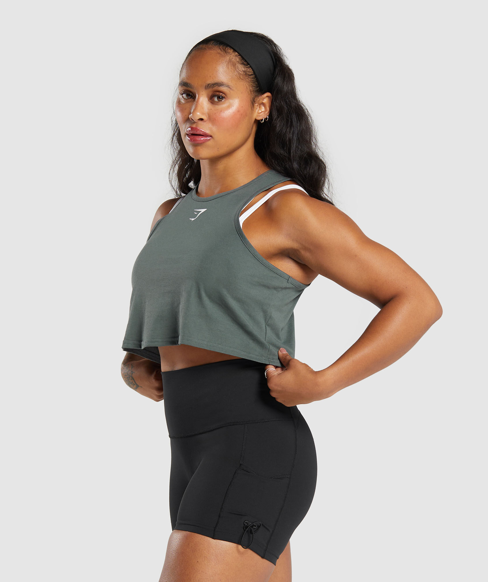 Lifting Essential Cotton Crop Tank