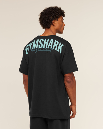 Power Overlay Oversized Graphic T-Shirt