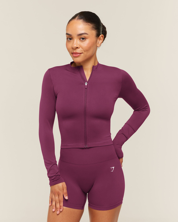 Everyday Seamless Zip Tracktop