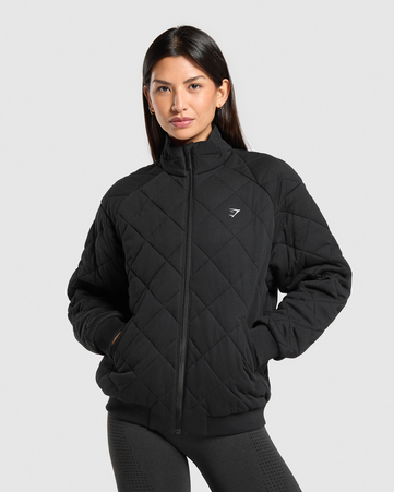 Quilted Zip Through