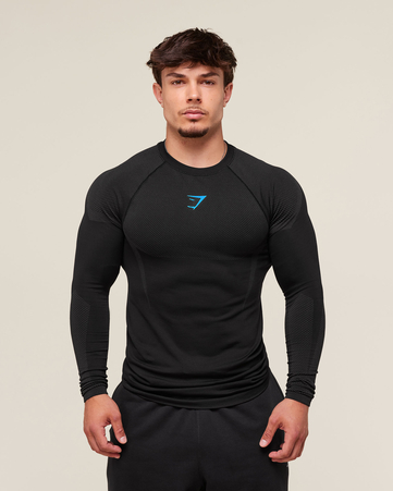 تيشيرت أونيكس 5.0 بلا حياكة بأكمام طويلة