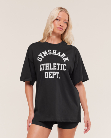 Athletic Department Oversized Graphic T-Shirt