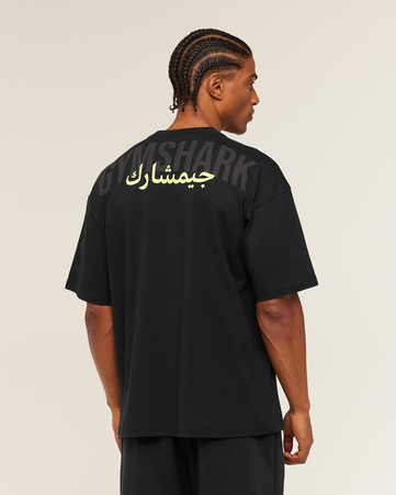 Power Overlay Oversized Graphic T-Shirt