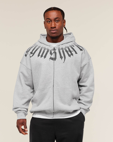Fade Graphic Zip Up Hoodie