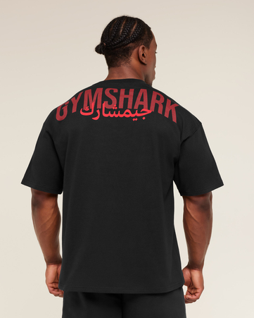 Power Overlay Oversized Graphic T-Shirt