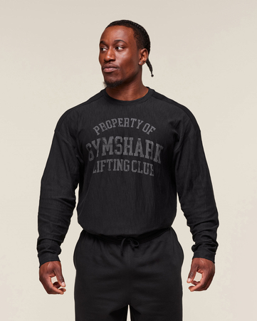 Lightweight Slub Textured Long Sleeve T-Shirt