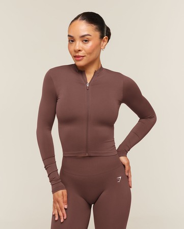 Everyday Seamless Zip Tracktop