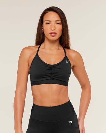 Ruched Sports Bra
