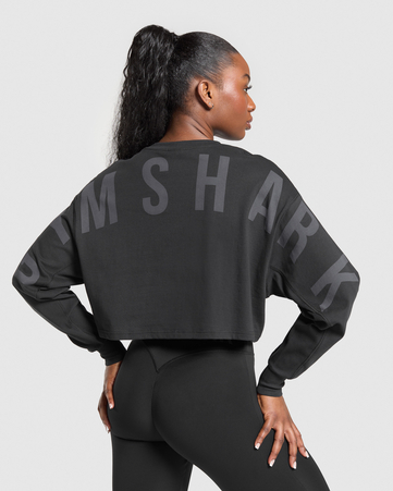 Gymshark Wordmark Graphic Long Sleeve Top
