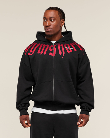 Fade Graphic Zip Up Hoodie