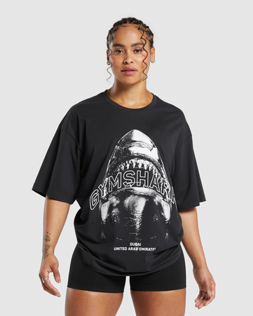 Shark Attack OS Baggy Tee GFX