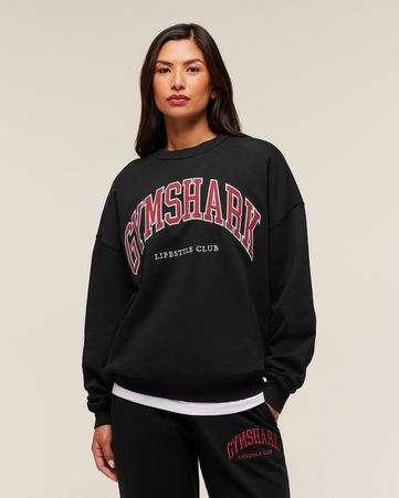 Collegiate Graphic Crew Neck Pullover