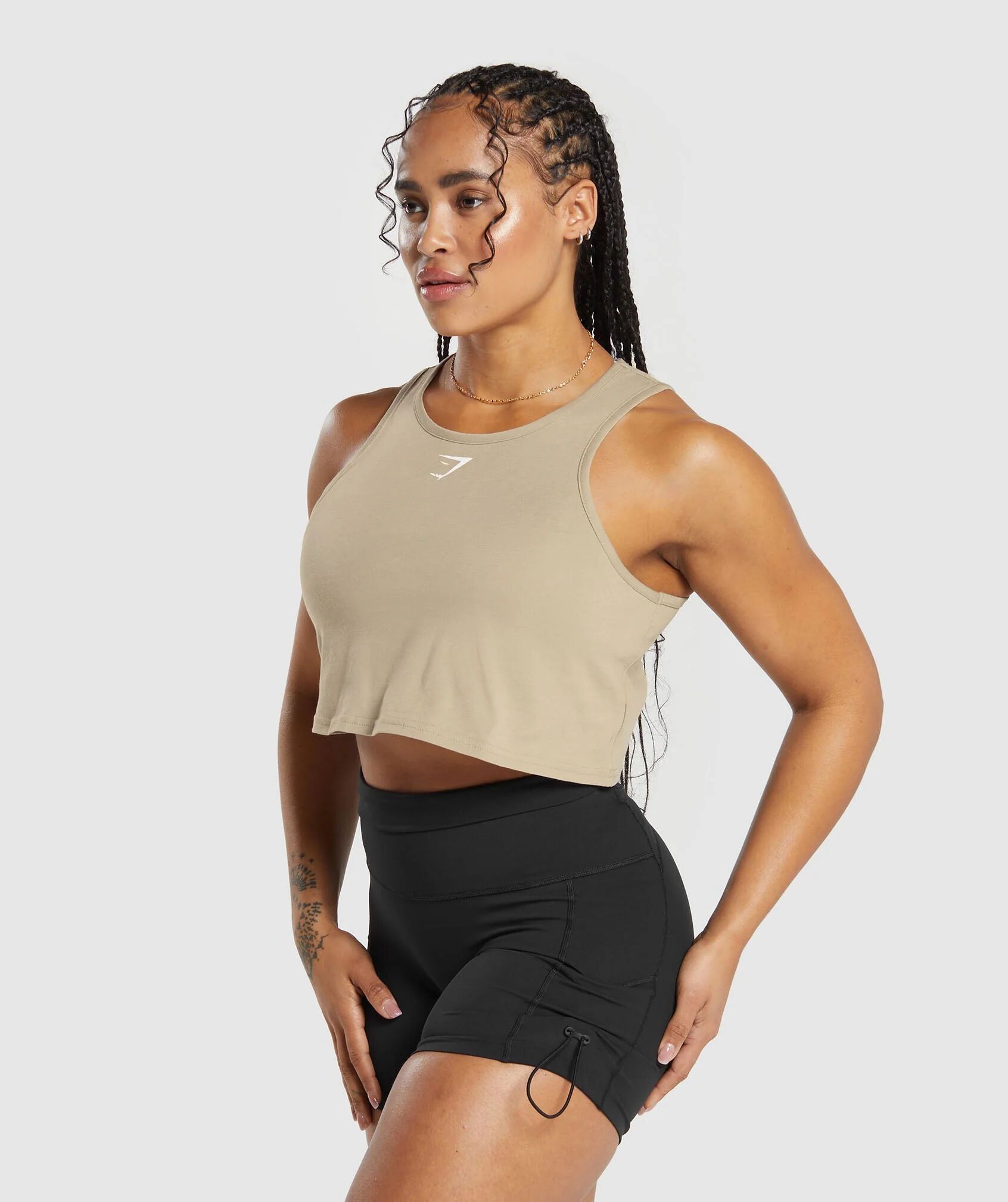 Lifting Essential Cotton Crop Tank