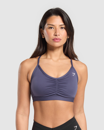 Ruched Sports Bra