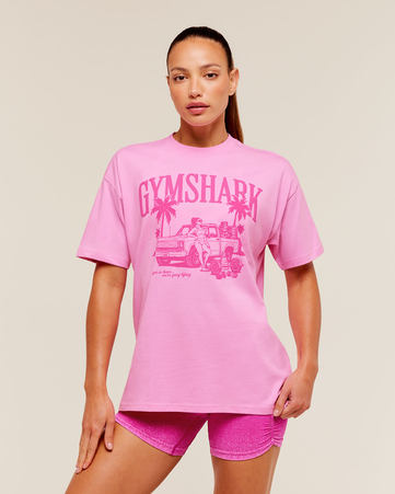 Pick Up Truck Graphic Short Sleeve T-Shirt