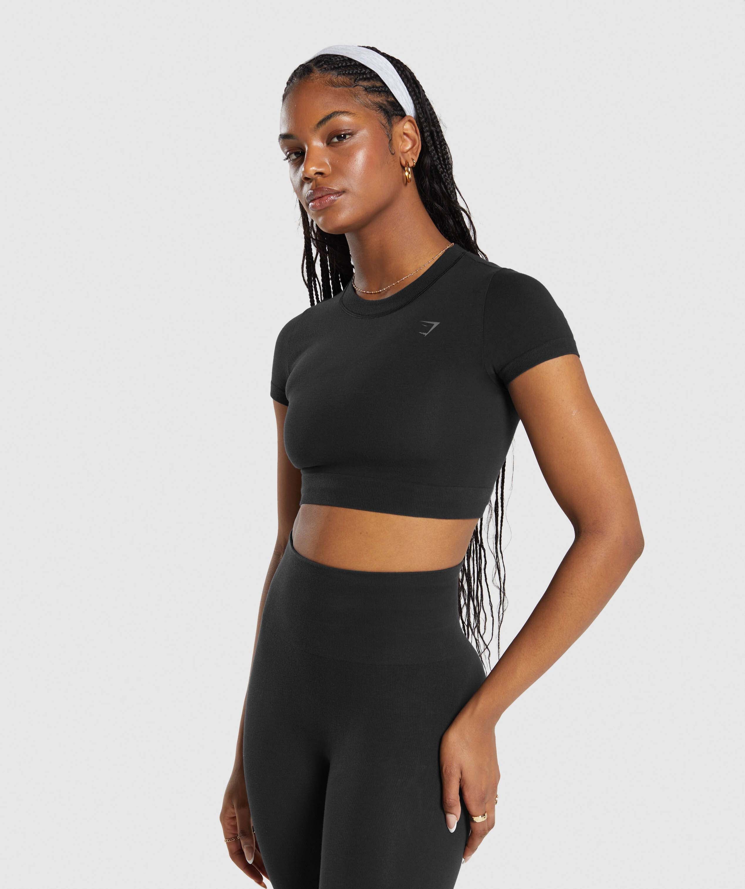 Cotton Seamless Crop Top