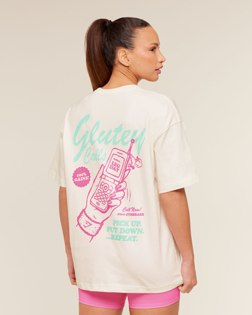 Glutey Calls Graphic T-Shirt