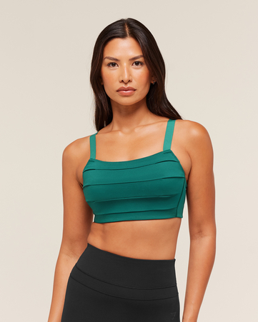 Pleated Sports Bra