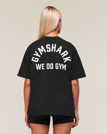 We Do Gym Graphic Oversized T-Shirt