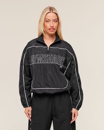 Wordmark 1/4 Zip Track Jacket