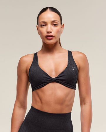 Adapt X Whitney Animal Seamless Twist Front Bra