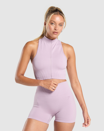 Corset Seamless Crop Tank