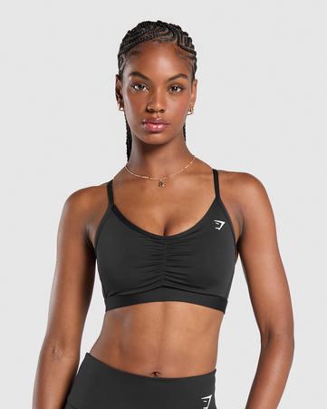 Ruched Sports Bra