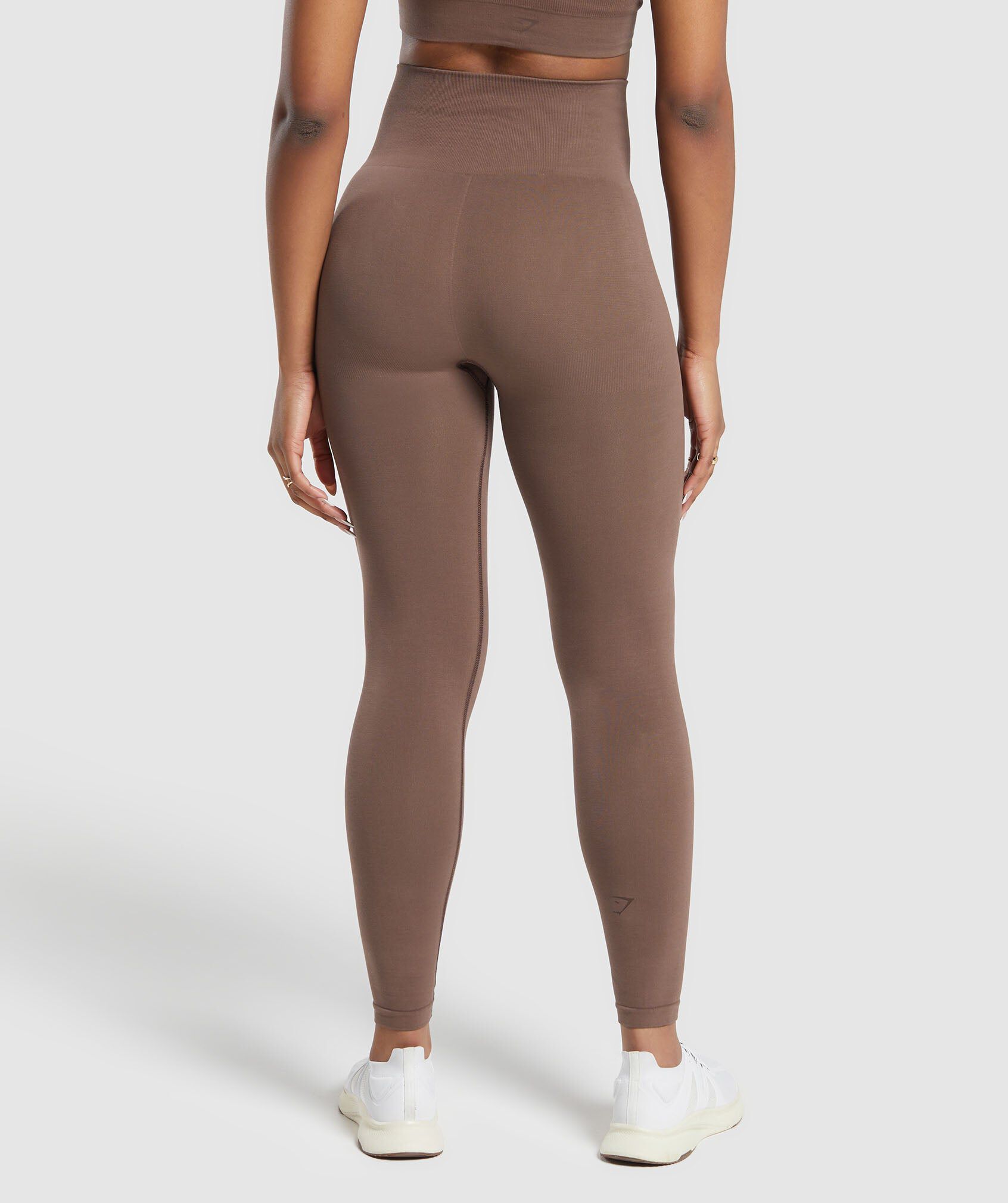 Ribbed Cotton Seamless Leggings