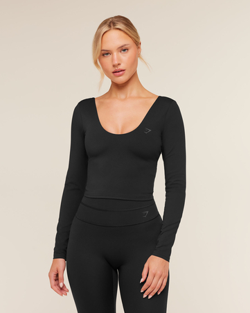 Form Long Sleeve Crop Top