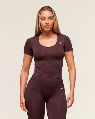 Everyday Seamless Tight Fit Crew Neck Tee