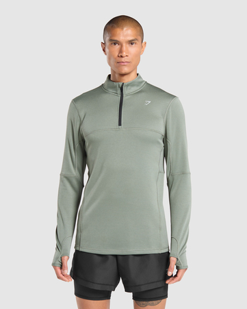 بلوزة بربع سحاب للجري