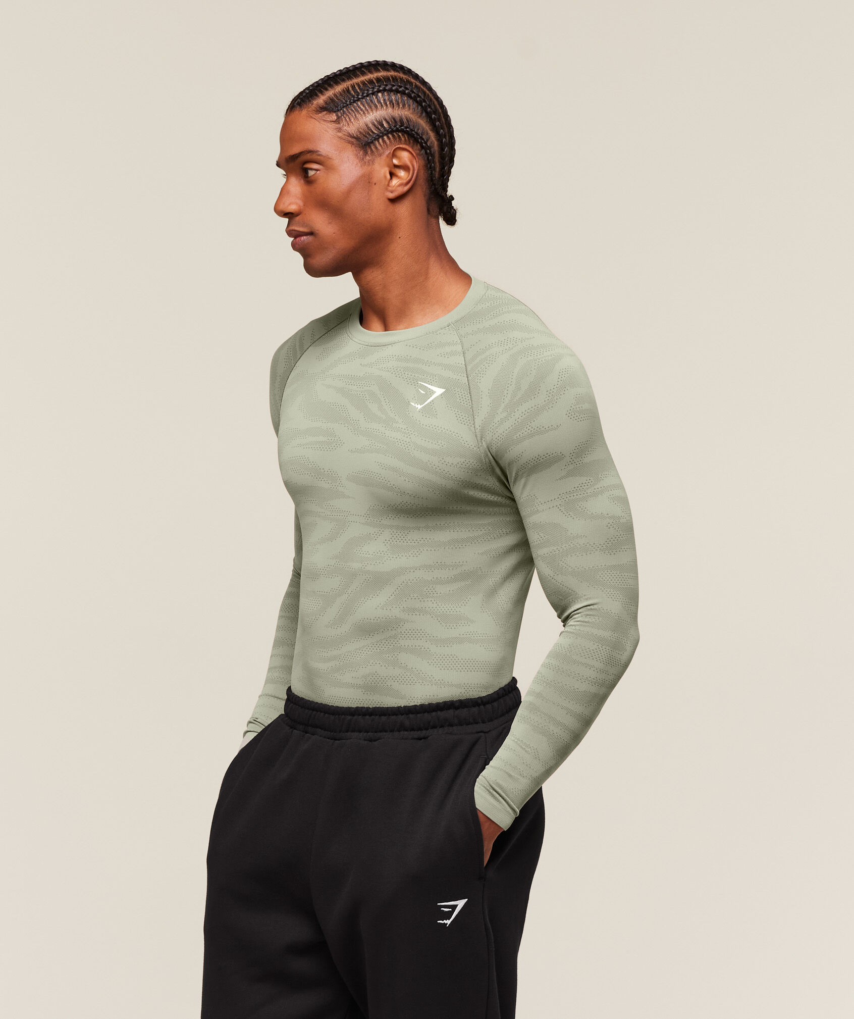 Geo Animal Seamless Long Sleeve T-Shirt