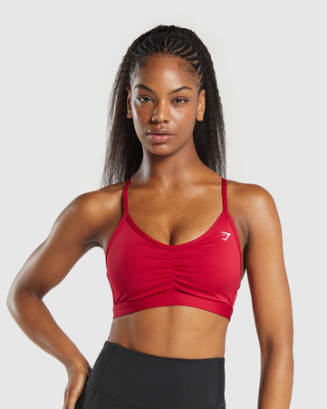 Ruched Sports Bra