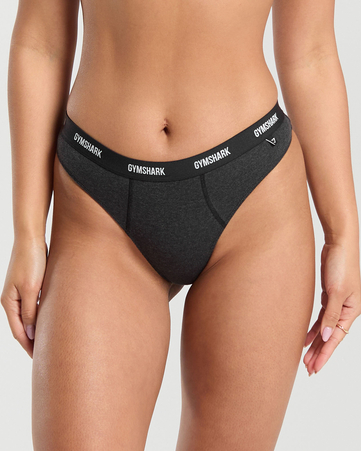 Rib High Rise Thong