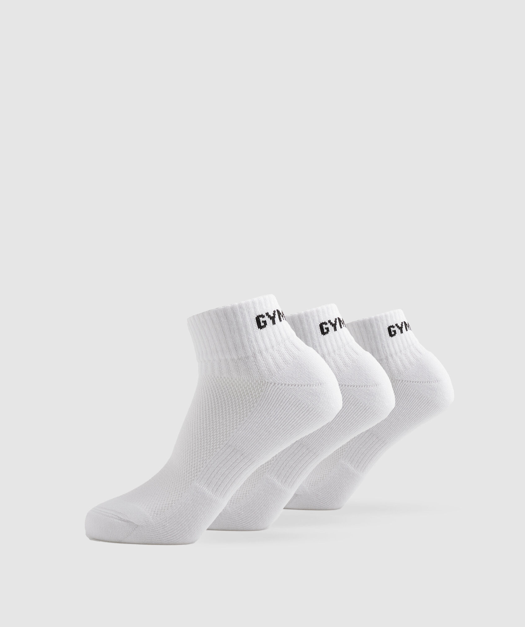 GS Jacquard Quarter Socks 3pack