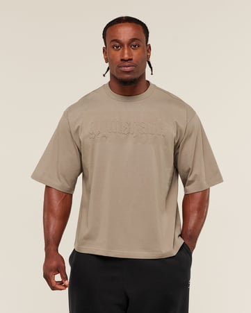 Embossed Boxy T-Shirt