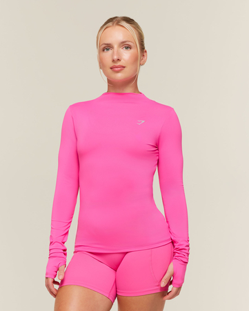 Running High Neck Long Sleeve Top