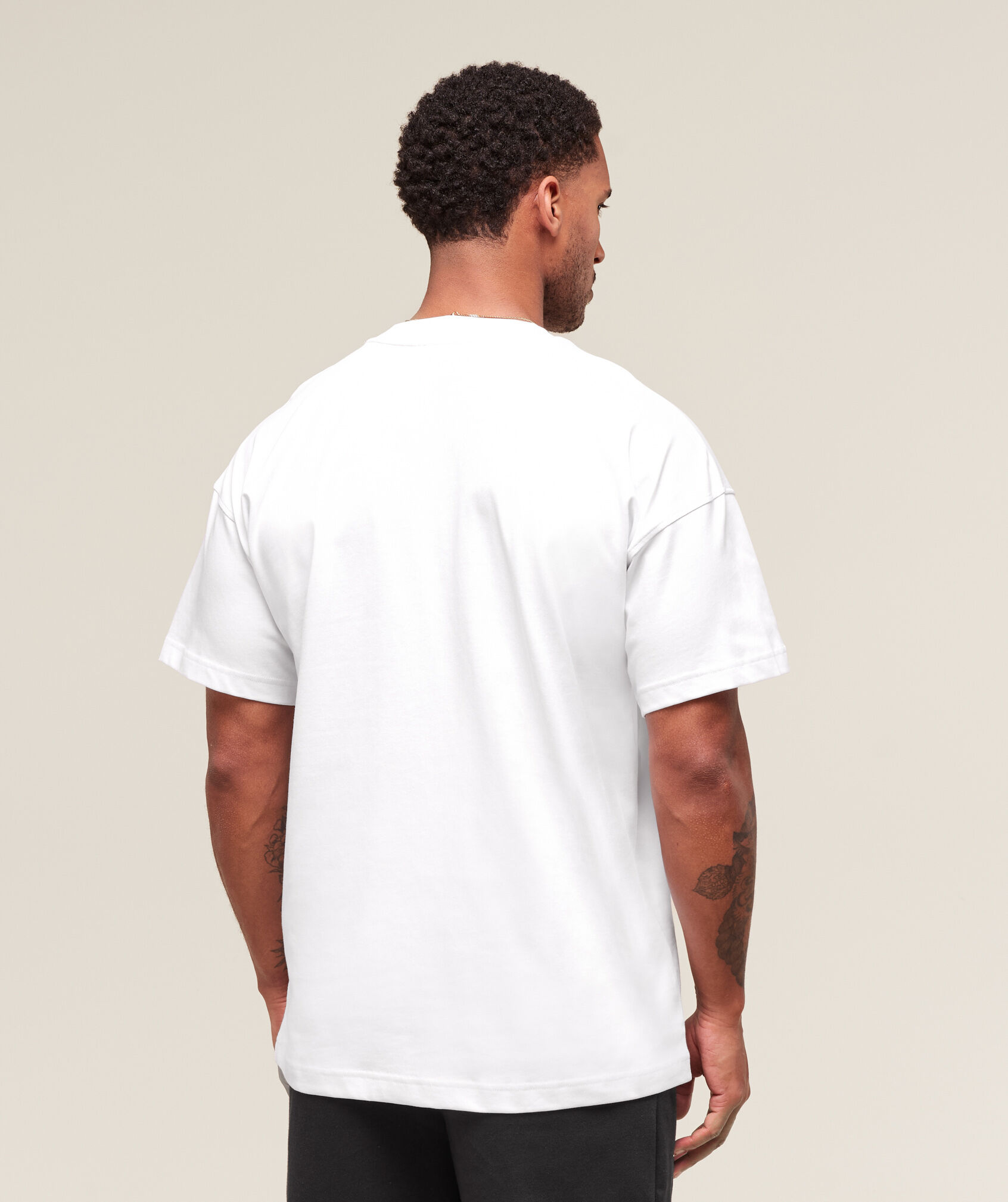 Sharkhead Metallic Back Graphic Tee