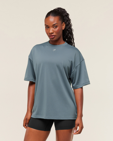 Lifting Mesh Oversized Tee