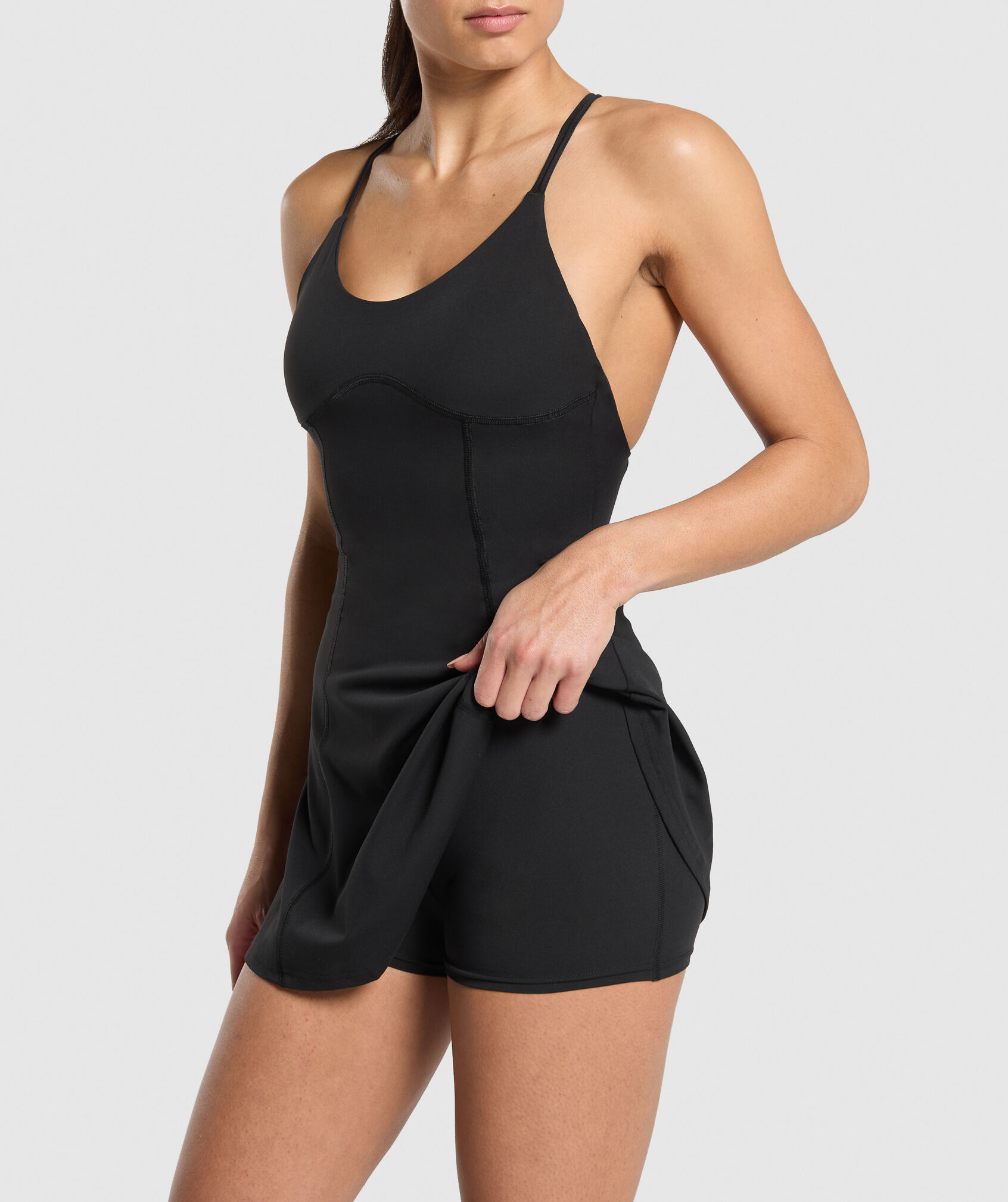 Strappy 2-In-1 Dress